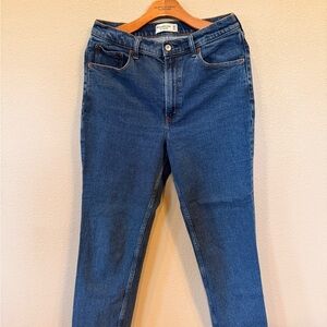 Abercrombie & Fitch Medium Blue Straight Leg Jeans